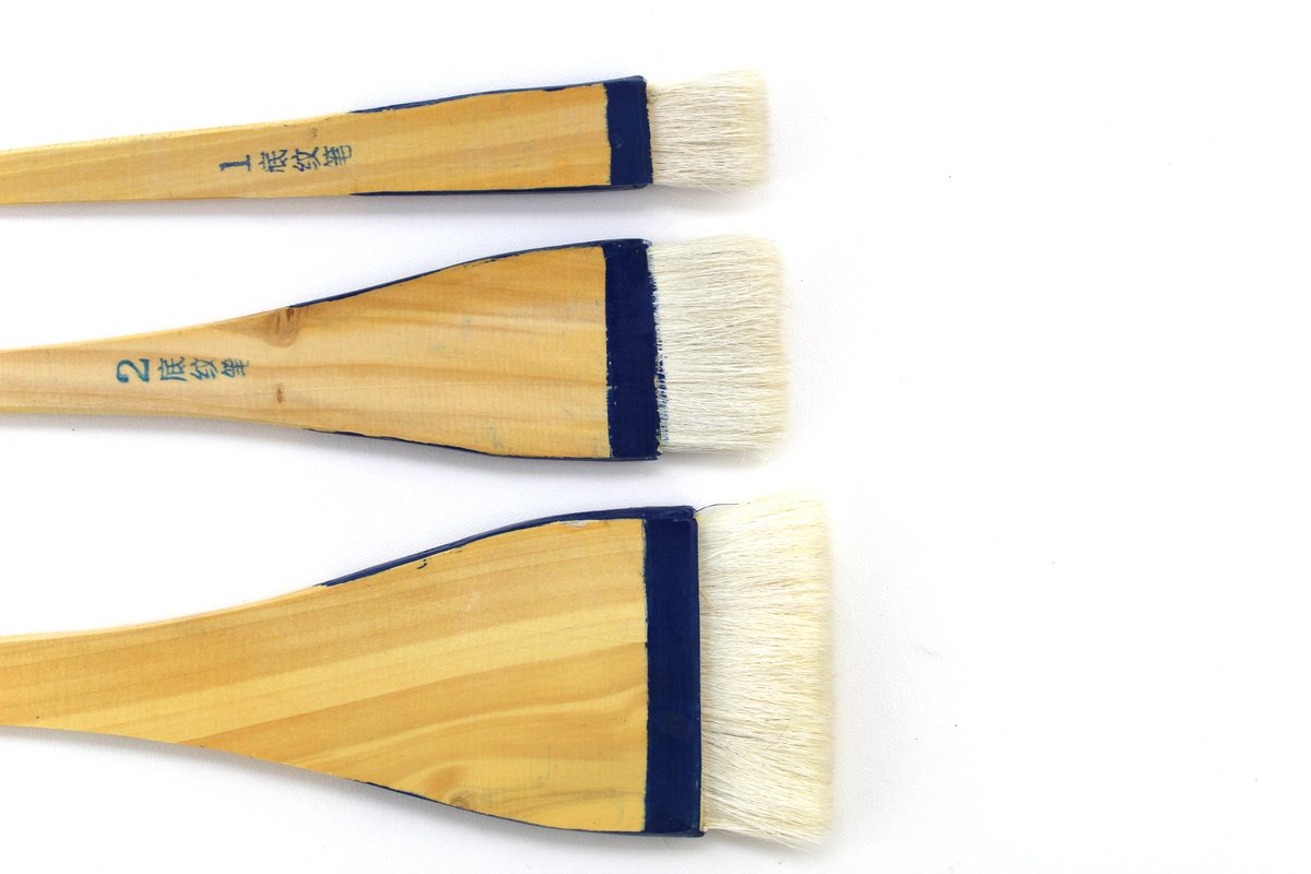 Flat Hake Pottery Brush 25mm - Bath Potters Supplies