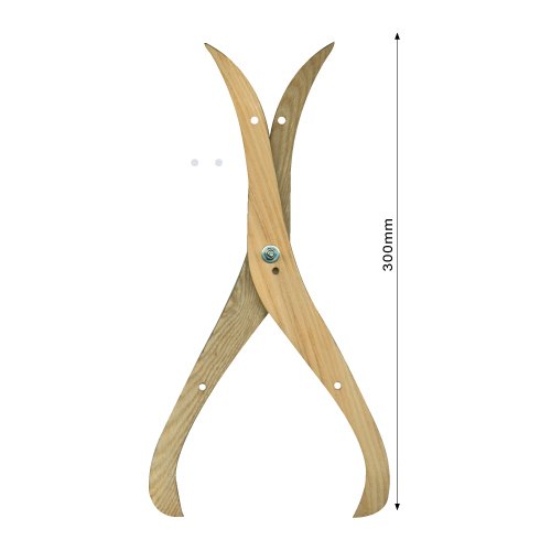 Double Sided Wooden Slide Calipers 30cm Ref.PT0401 - Bath Potters Supplies