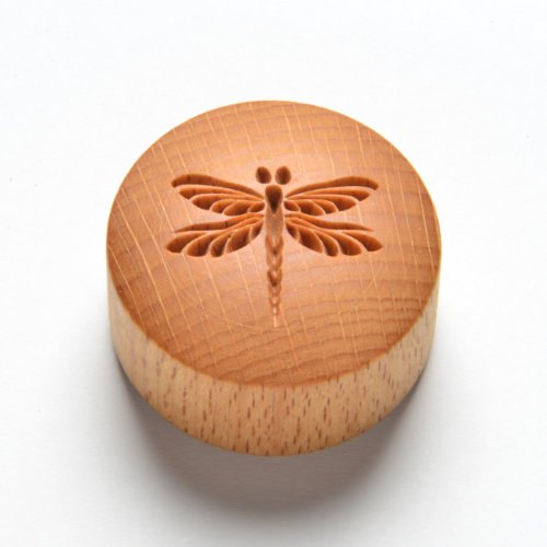 Curve Top Round Dragonfly MKM Stamp Bath Potters Supplies