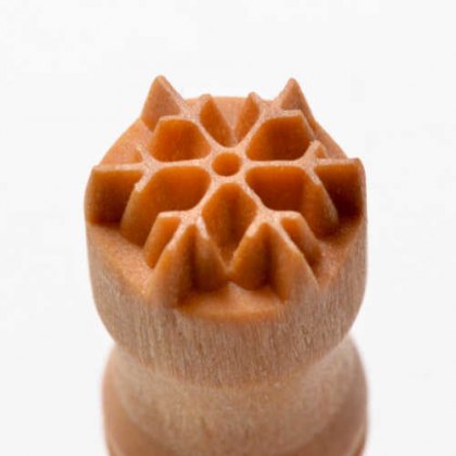 Small Debossed Snowflake MKM Stamp Small Debossed Snowflake MKM Stamp