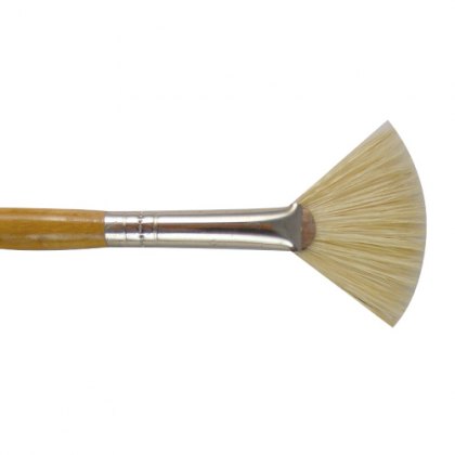 White Fan Brush 40mm White Fan Brush 40mm