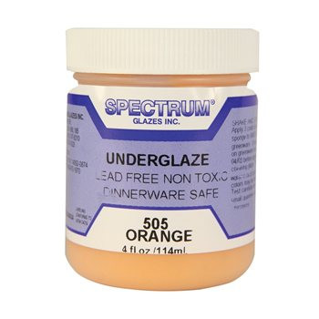 Spectrum Orange Underglaze Spectrum Orange Underglaze
