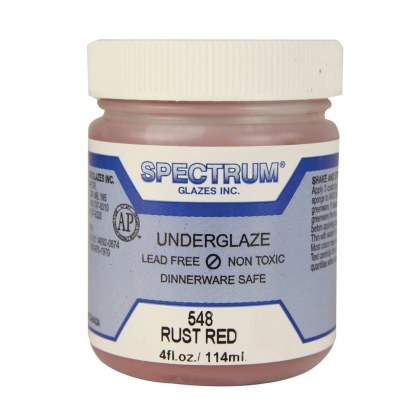 Spectrum Rust Red Underglaze Spectrum Rust Red Underglaze