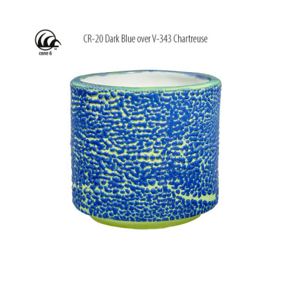 Dark Blue Amaco Crawls Glaze Dark Blue Amaco Crawls Glaze