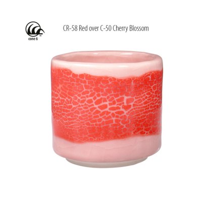 Red Amaco Crawls Glaze Red Amaco Crawls Glaze