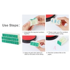 Detachable Rubber Number Stamps