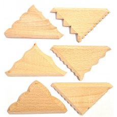 Wooden Form Shapers Set Of 6 Wooden Form Shapers Set Of 6