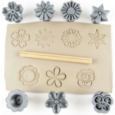 Flower Stamp 30mm Set Of 7 Flower Stamp 30mm Set Of 7