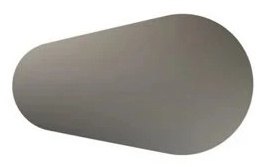 Tapered Oval Aluminium Scraper Tapered Oval Aluminium Scraper