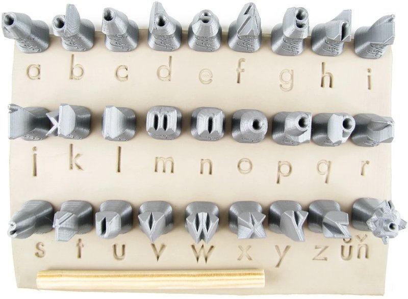 Futura Alphabet Letter Lower Case Stamps Futura Alphabet Letter Lower Case Stamps