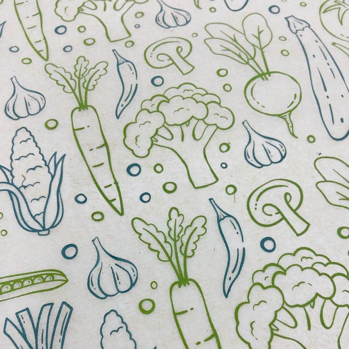 Vegetables Underglaze Transfer Sheet Vegetables Underglaze Transfer Sheet