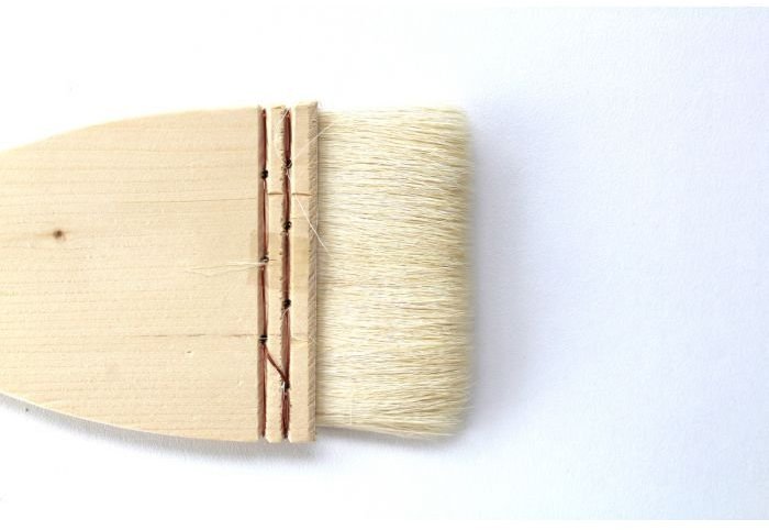 Flat Hake Pottery Brush 70mm Short Handle Flat Hake Pottery Brush 70mm Short Handle