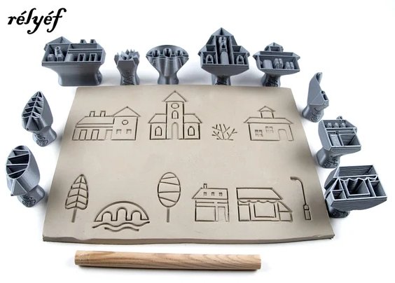 Town Houses Stamp Set Town Houses Stamp Set