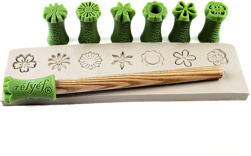 Flower Stamp 15mm Set Of 7 Flower Stamp 15mm Set Of 7