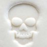 Small Debossed Skull MKM Stamp Small Debossed Skull MKM Stamp